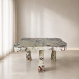 Coffee Table - Red & White