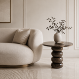 Driftstone Round Table - Brown