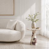 Axis Side Table - Red & White