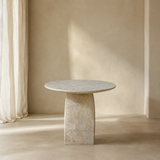 Nimbus Table - Travertine
