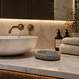 Pebble Speckled Soap Dish - Riverstone