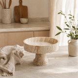 Dessert Stand - Travertine