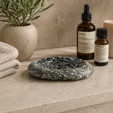White Grazed Soap Dish - Riverstone