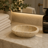 Desert Stone Dish - Travertine