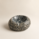 Circular Grained Ash Tray - Riverstone