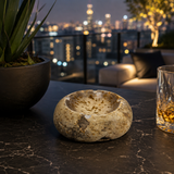 Brown Spotted Ash Tray - River Stone