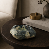 Green Water Marked Ash Tray - River Stone