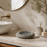 Pebble Spotted Soap Dish - Riverstone