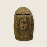 Carved Countenance Decor Object