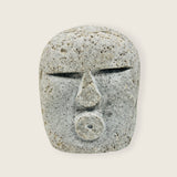 White Splashed Head Decor Item