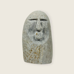 Sculpted Face Decor Object