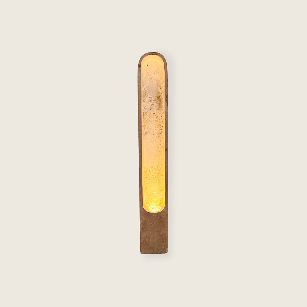 Travertine Tall Glow Floor Lamp