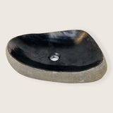 Midnight Black River Stone Sink