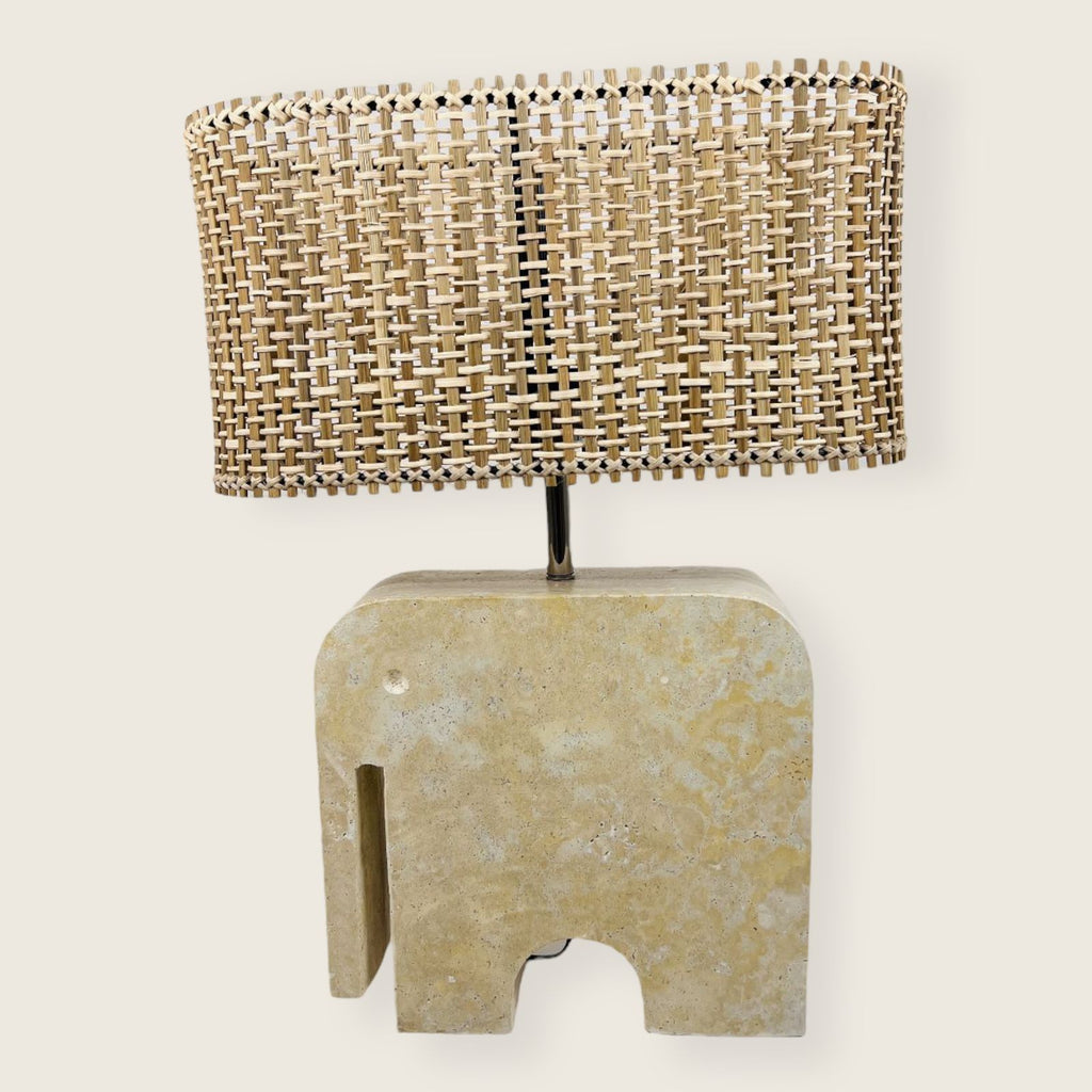 Elephant Stone Table Lamp