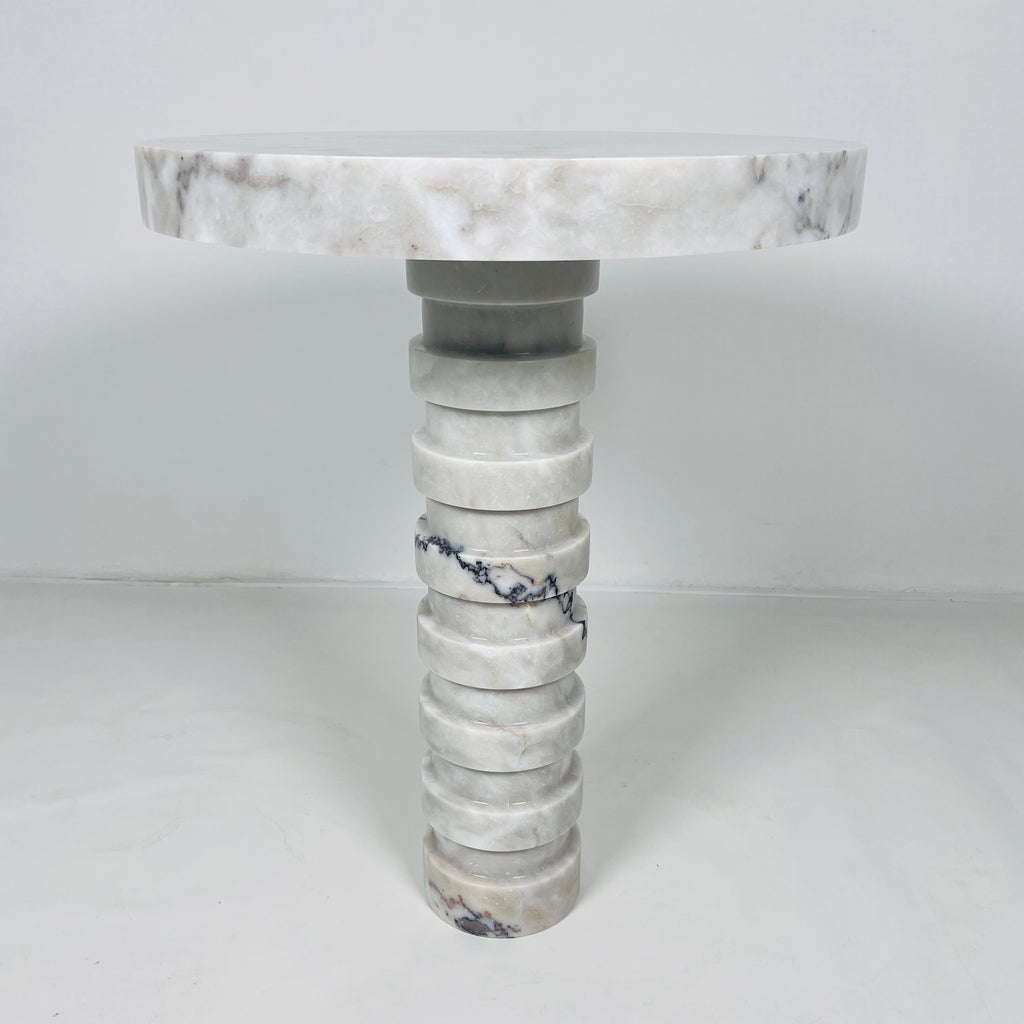 Grey Webbed Side Table