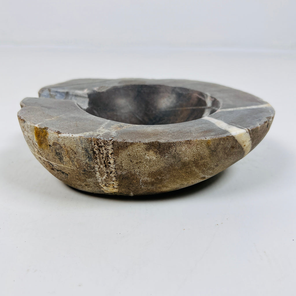 River Stone Dark Brown Ash Tray