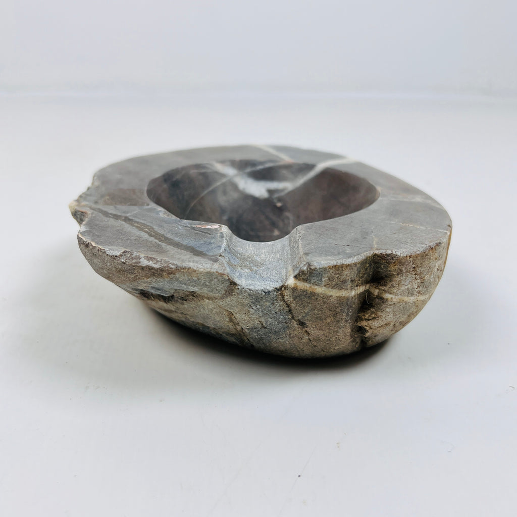 River Stone Dark Brown Ash Tray