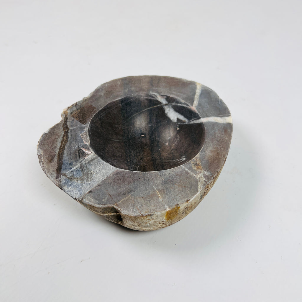 River Stone Dark Brown Ash Tray