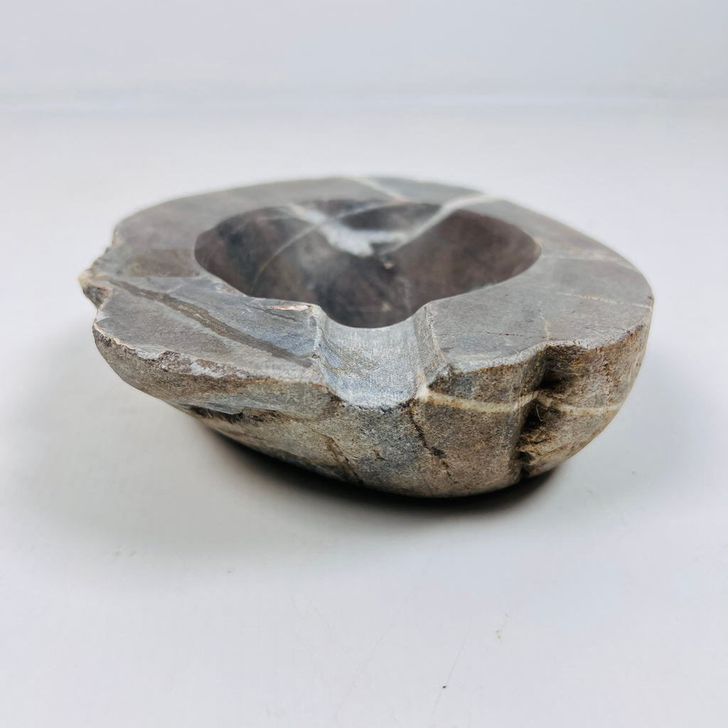 River Stone Dark Brown Ash Tray