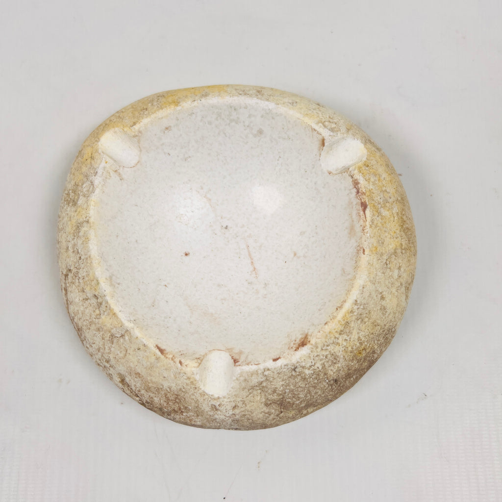 River Stone Opaque White Shell Tray