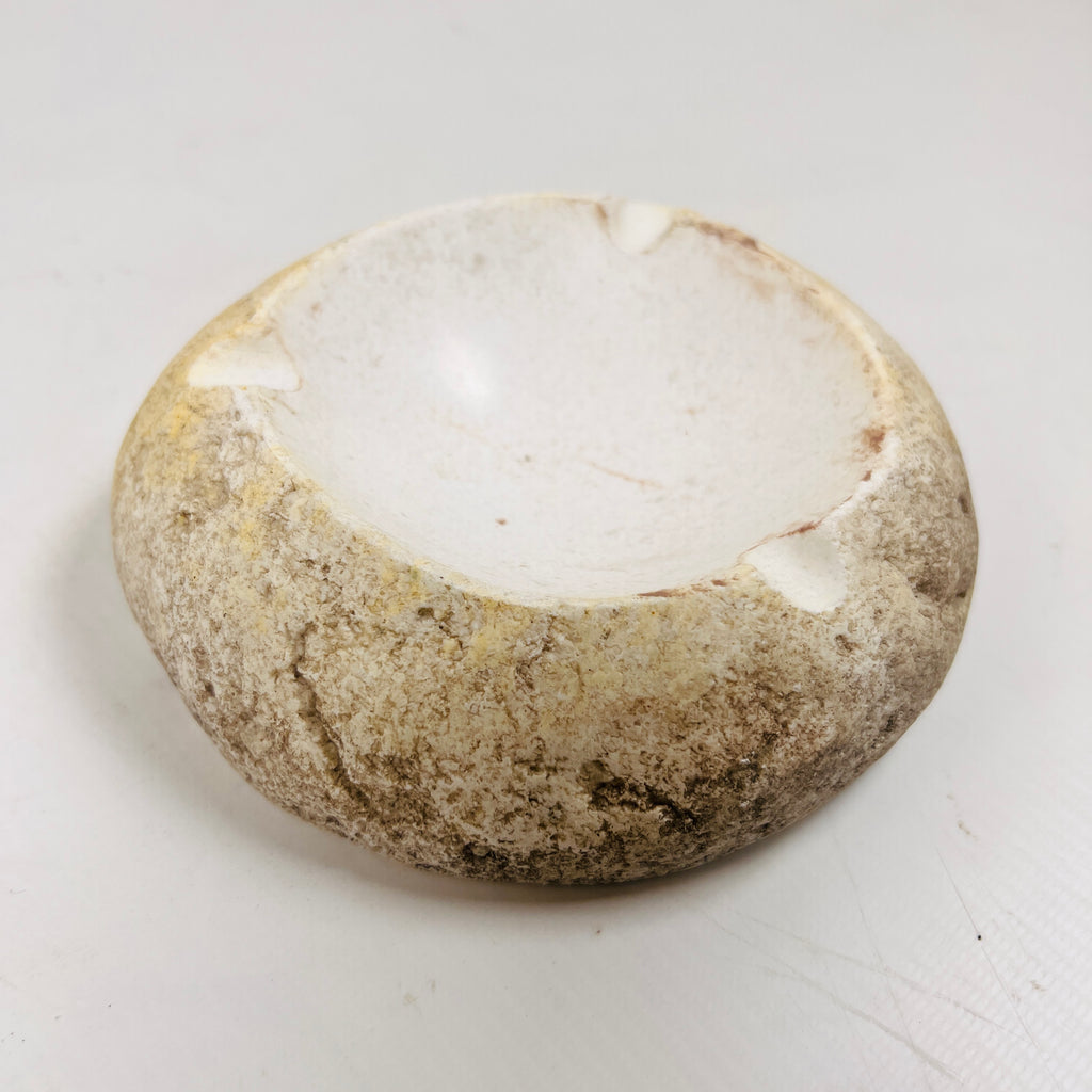 River Stone Opaque White Shell Tray