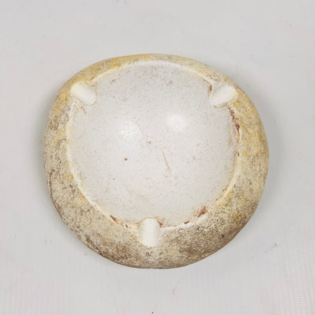 River Stone Opaque White Shell Tray