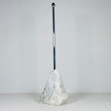 White Stone Bottom Floor Lamp
