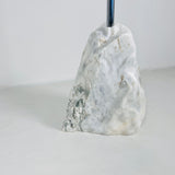 White Stone Bottom Floor Lamp