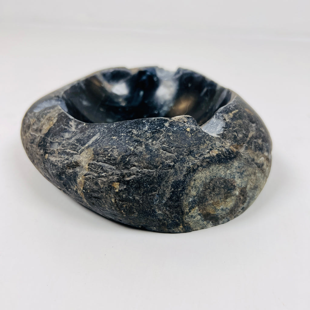 River Stone Midnight Blue Lined Ash Tray