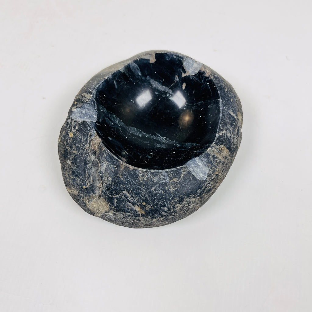 River Stone Midnight Blue Lined Ash Tray