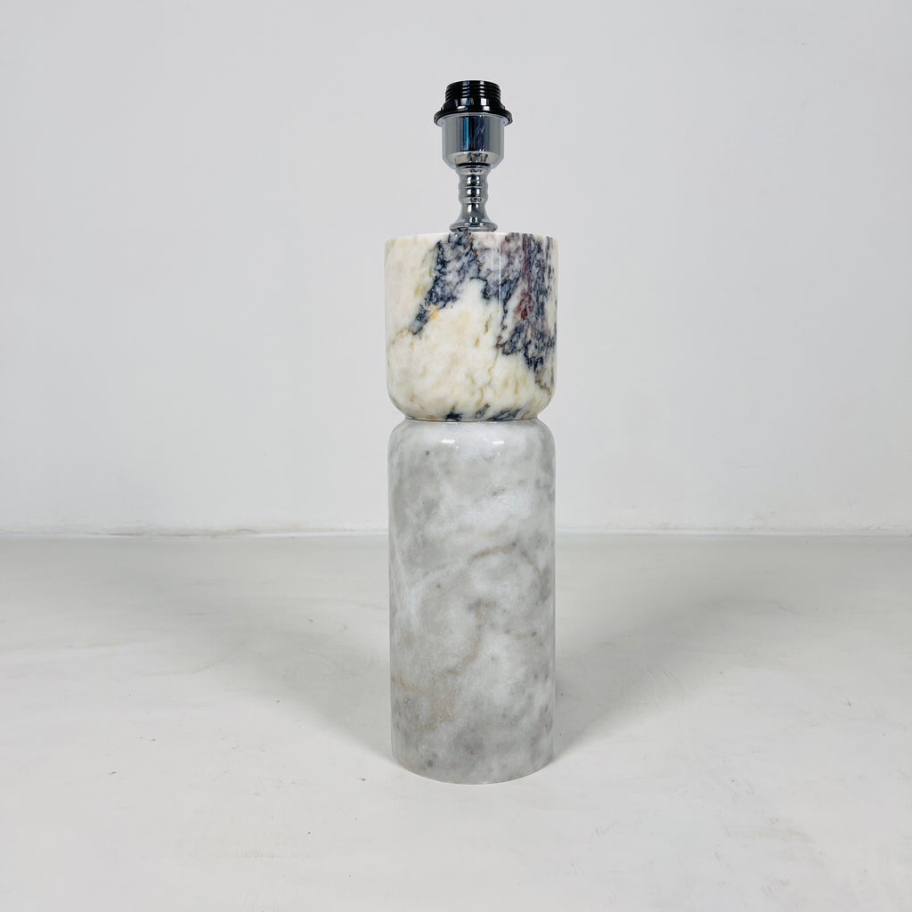 Multi-Stone Marble Table Lamp