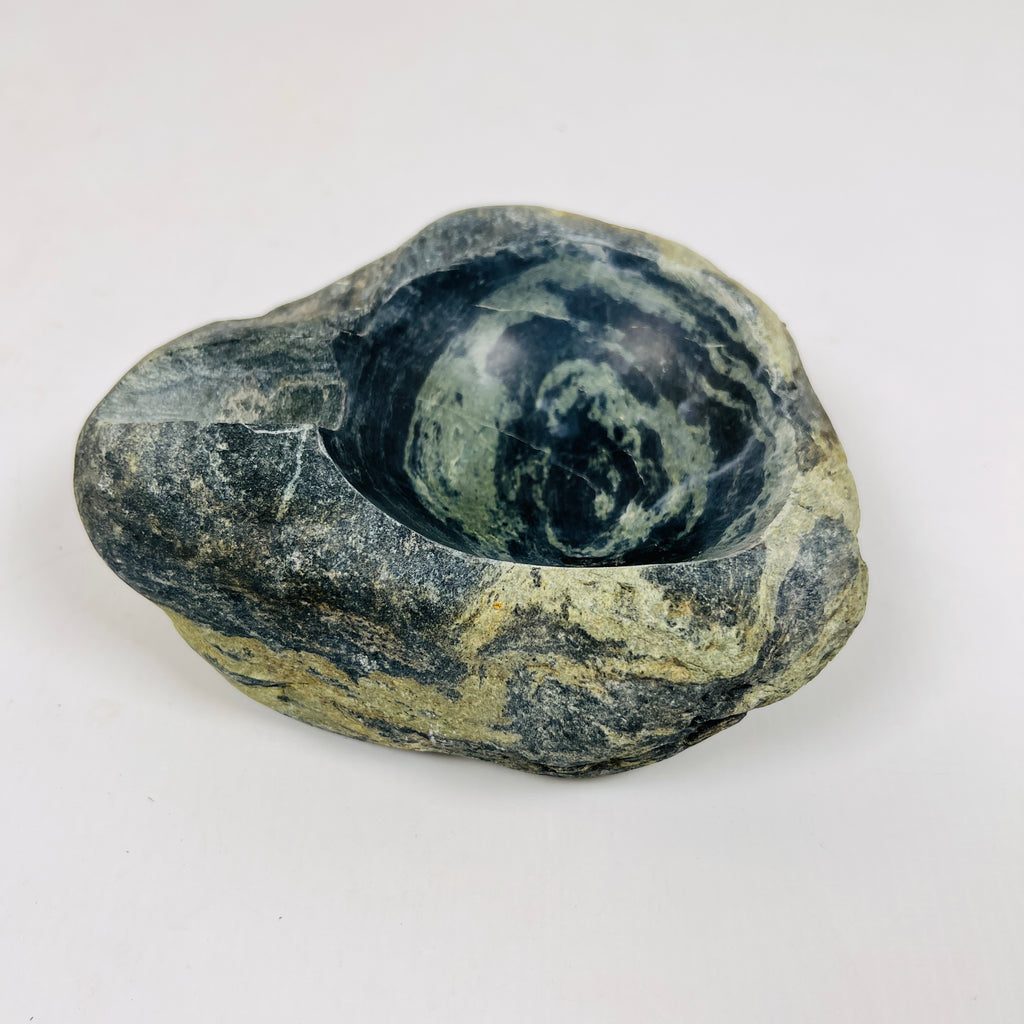 River Stone Lime Swirled Ash Tray