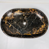 Ellipsoid Basin (Black & Gold)