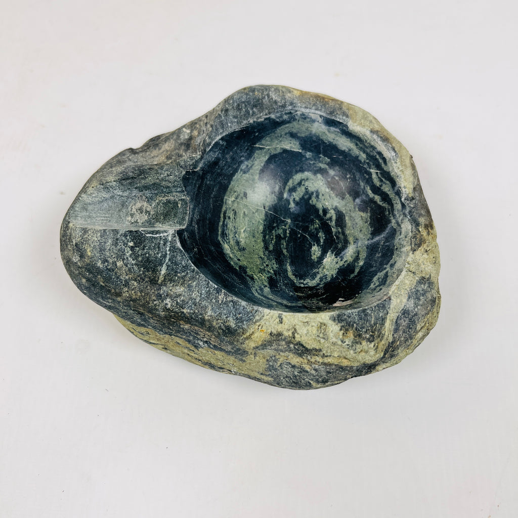 River Stone Lime Swirled Ash Tray