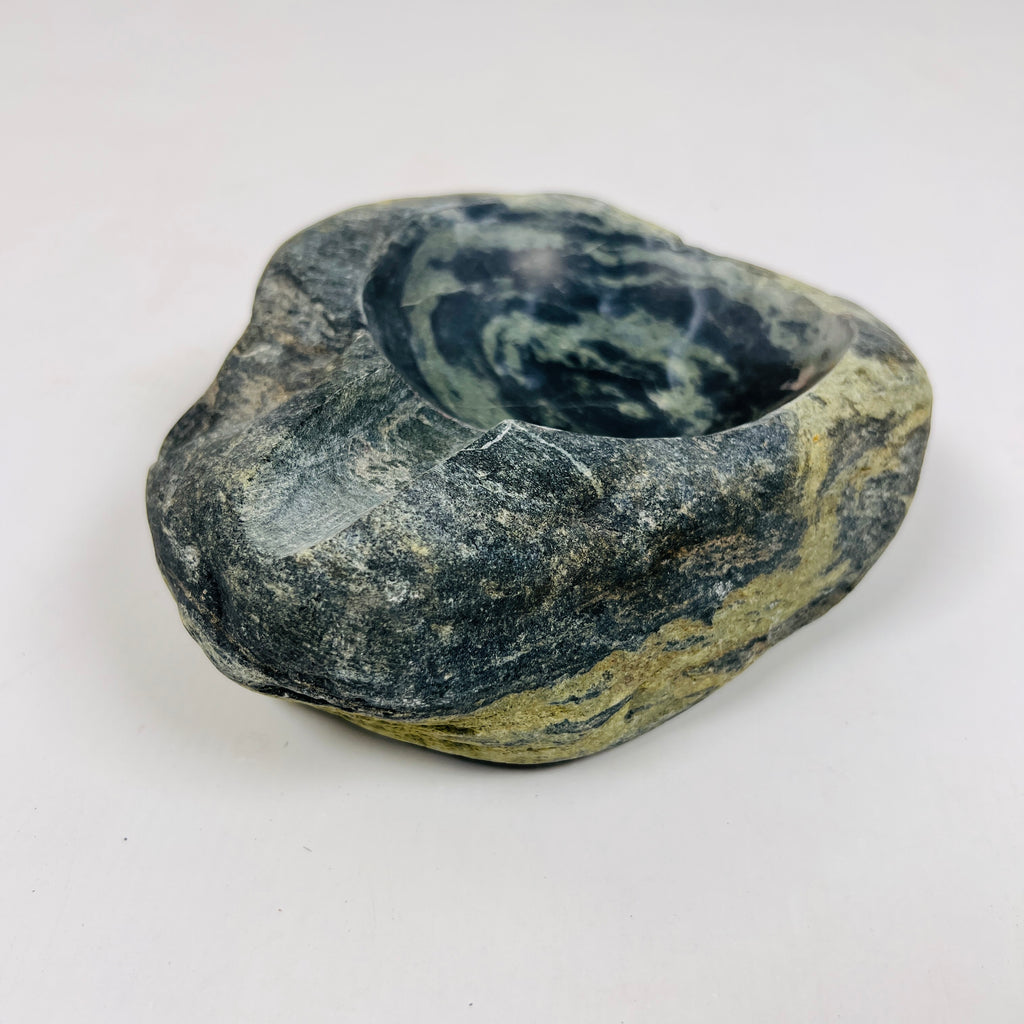 River Stone Lime Swirled Ash Tray