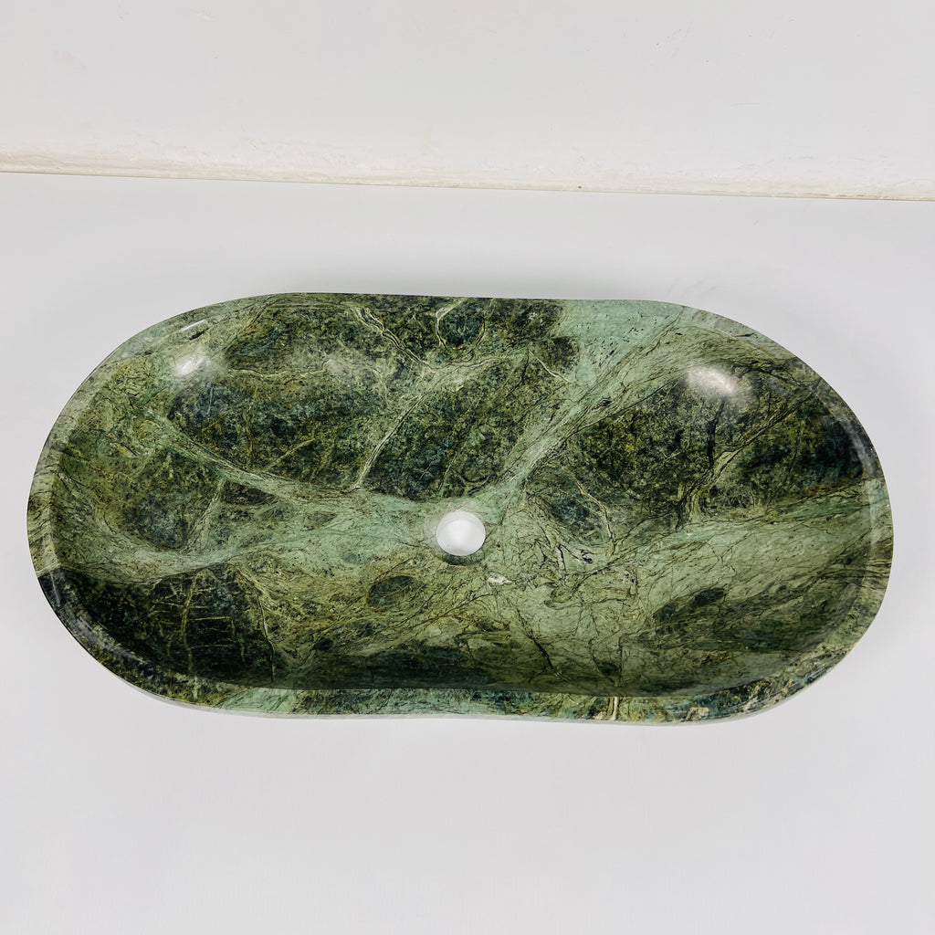 Verdant Marble Sink