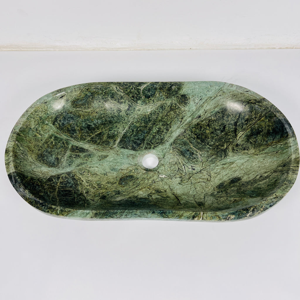 Verdant Marble Sink