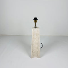 Earth Glow Travertine Table Lamp