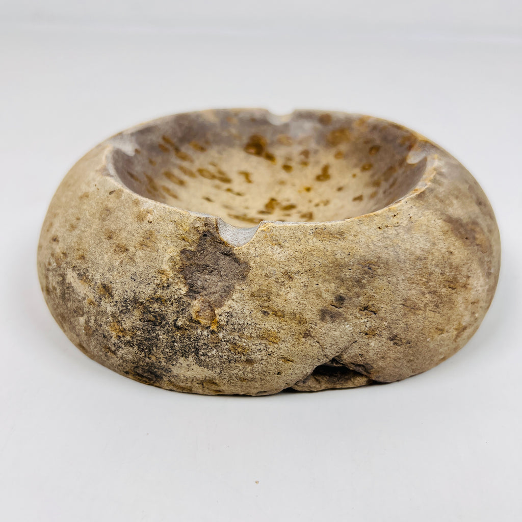 River Stone Brown Spotted Ash Tray