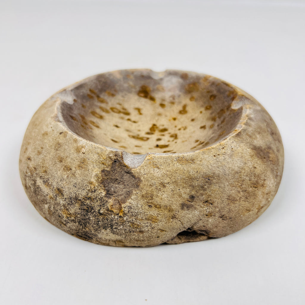 River Stone Brown Spotted Ash Tray