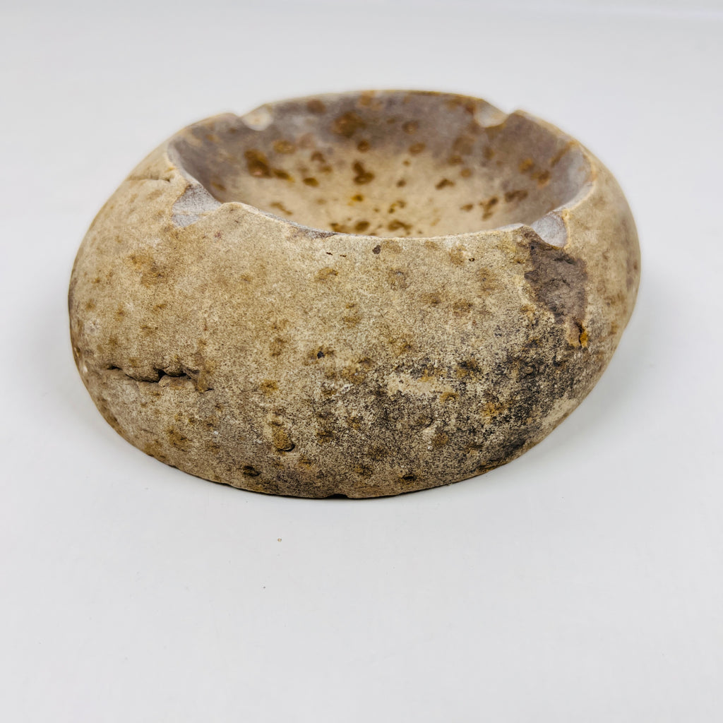 River Stone Brown Spotted Ash Tray