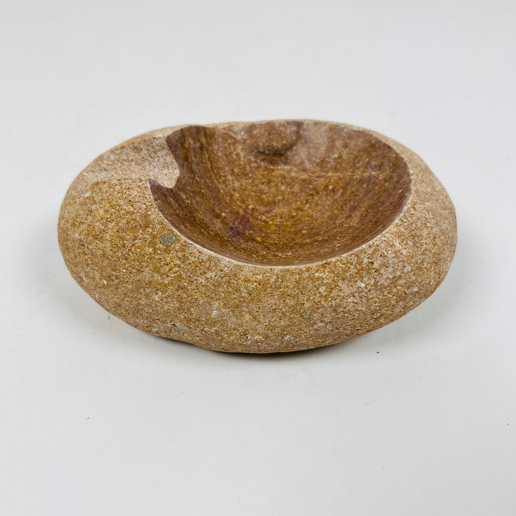 River Stone Brown Grazed Ash Tray