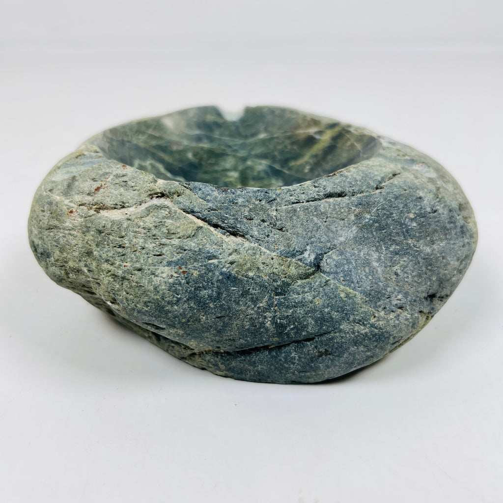 River Stone Lime And Blue Webbed Ash Tray