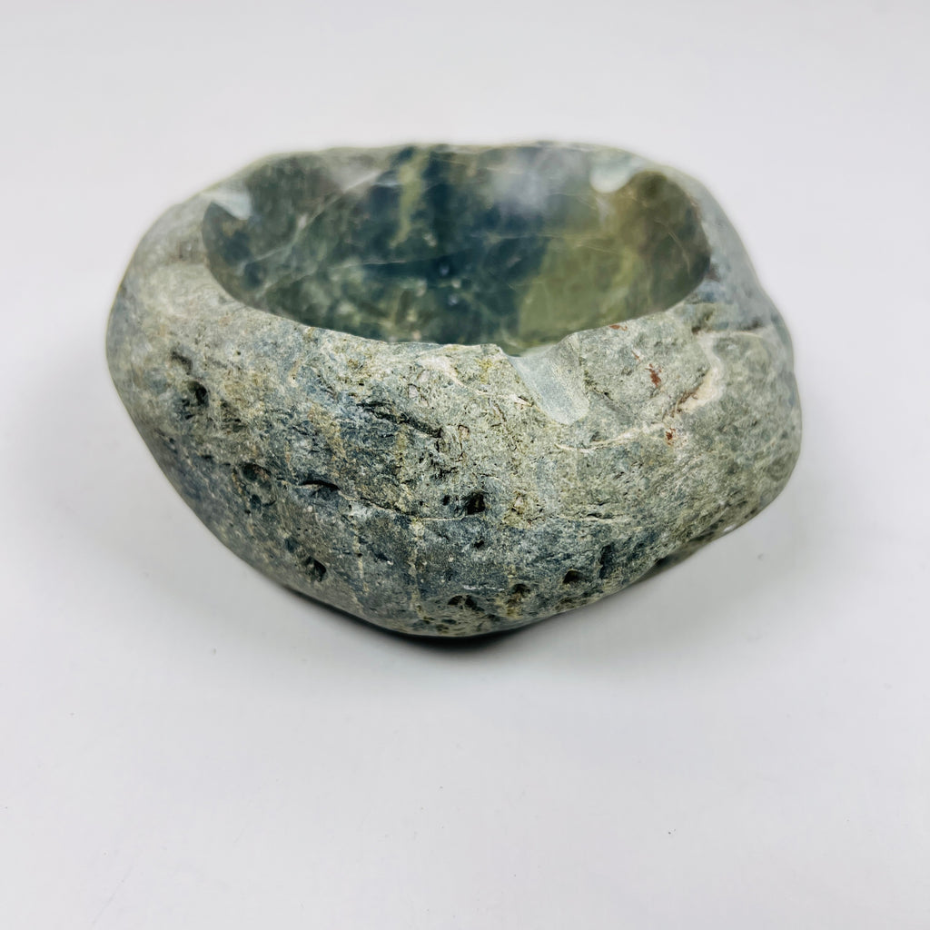 River Stone Lime And Blue Webbed Ash Tray