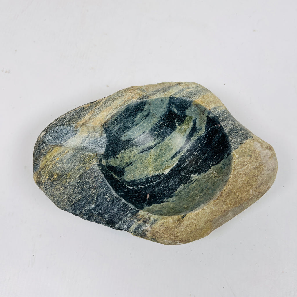 River Stone Green Brushed Ash Tray