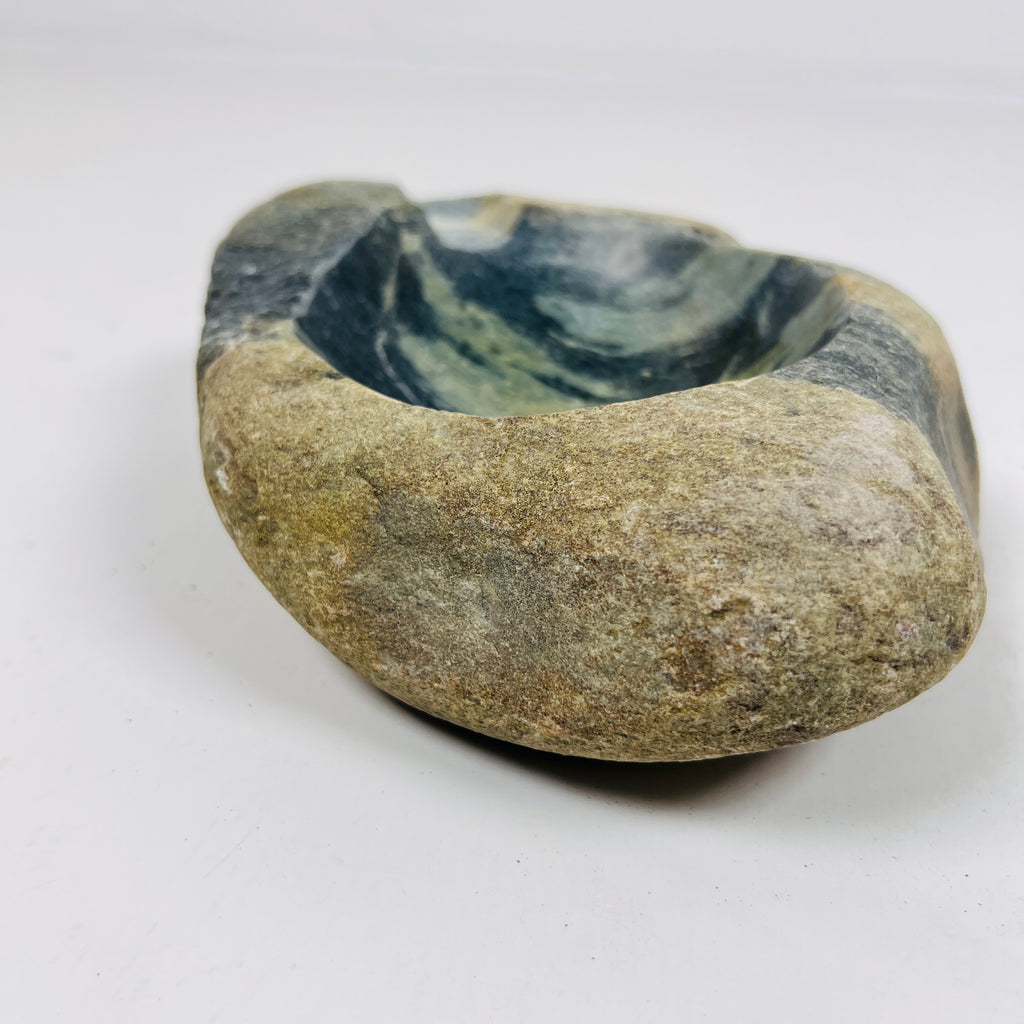 River Stone Green Brushed Ash Tray