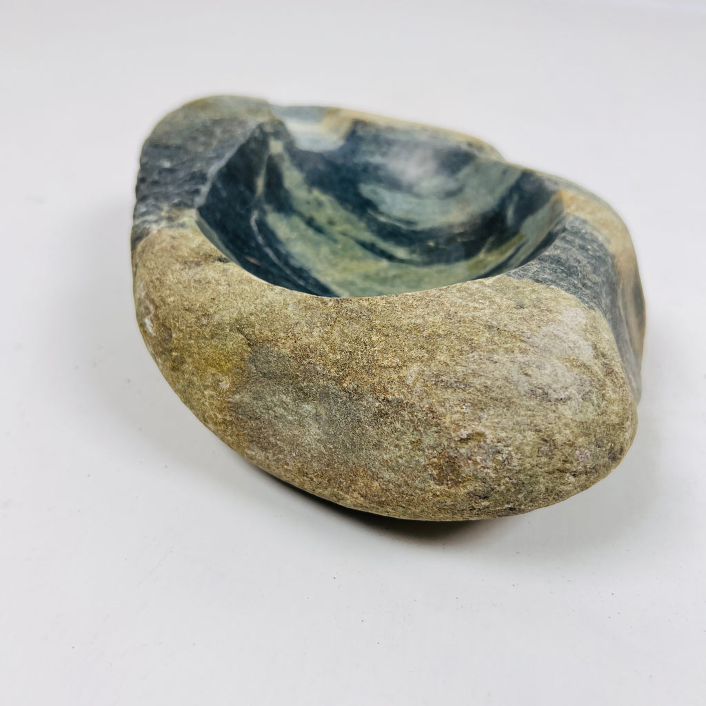 River Stone Green Brushed Ash Tray