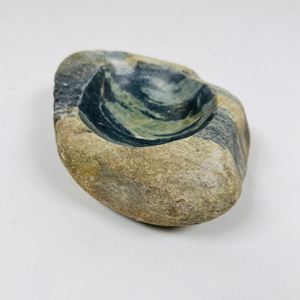 River Stone Green Brushed Ash Tray