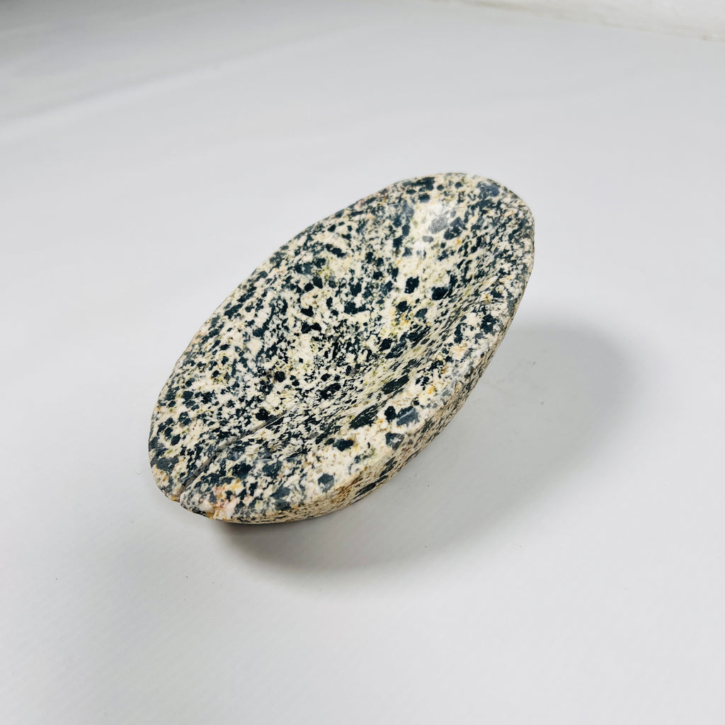 Tilted River Stone Soap Dish