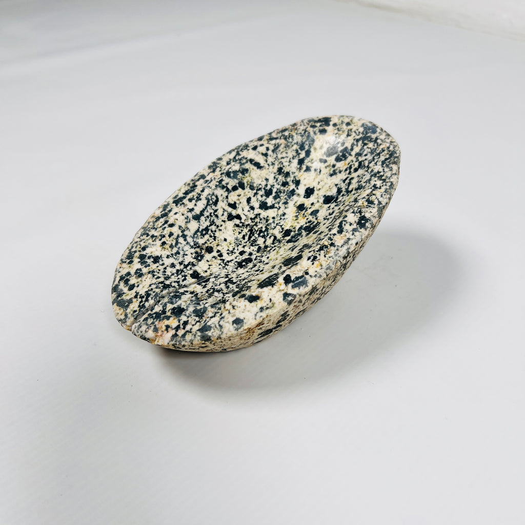 Tilted River Stone Soap Dish